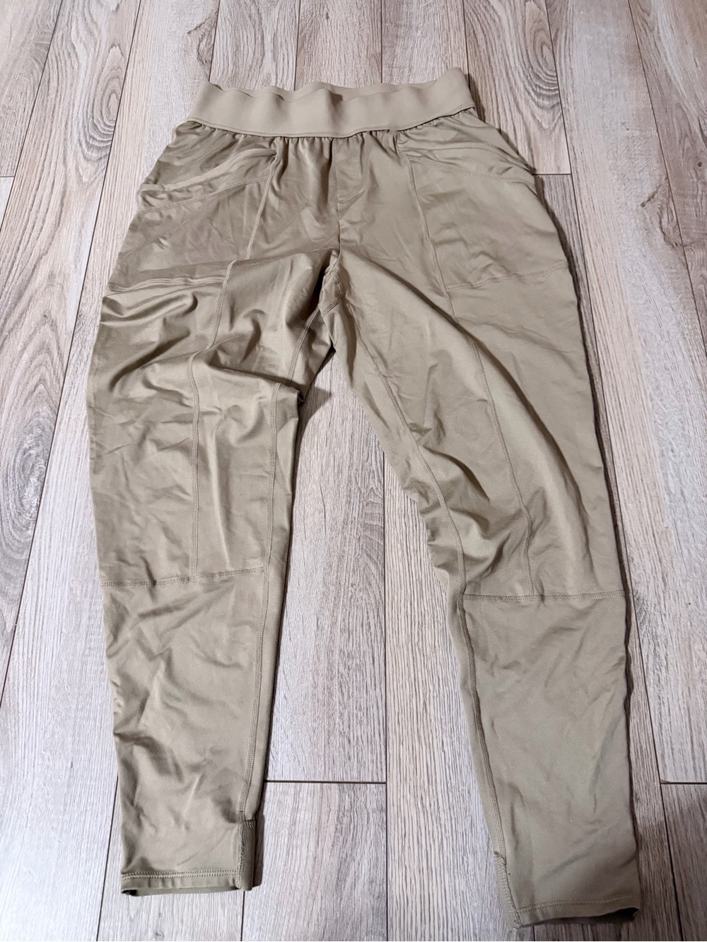 FP Movement by Free People Khaki High-Waist Active Leggings